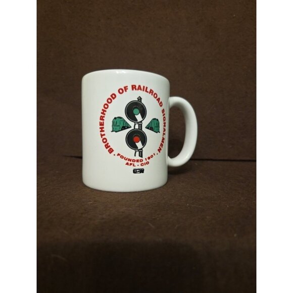 Other - Brotherhood of Railroad Signalmen Ceramic Coffee Mug‎ Cup Found 1901 AFL-CIO USW